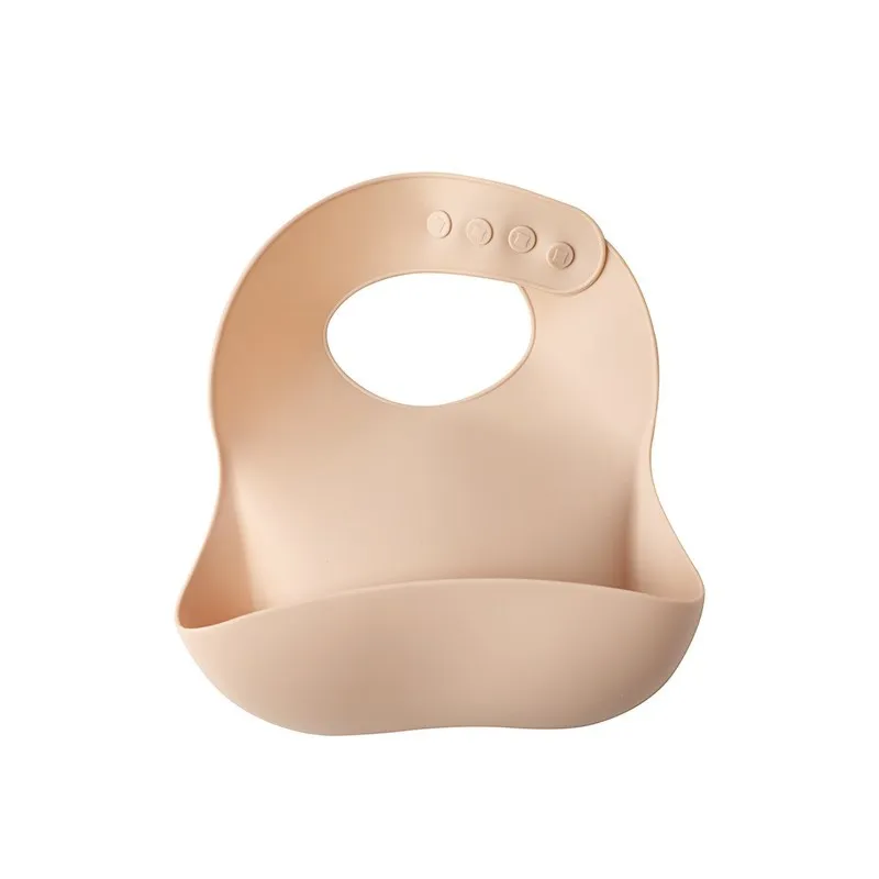 bavoir bébé beige ajustable