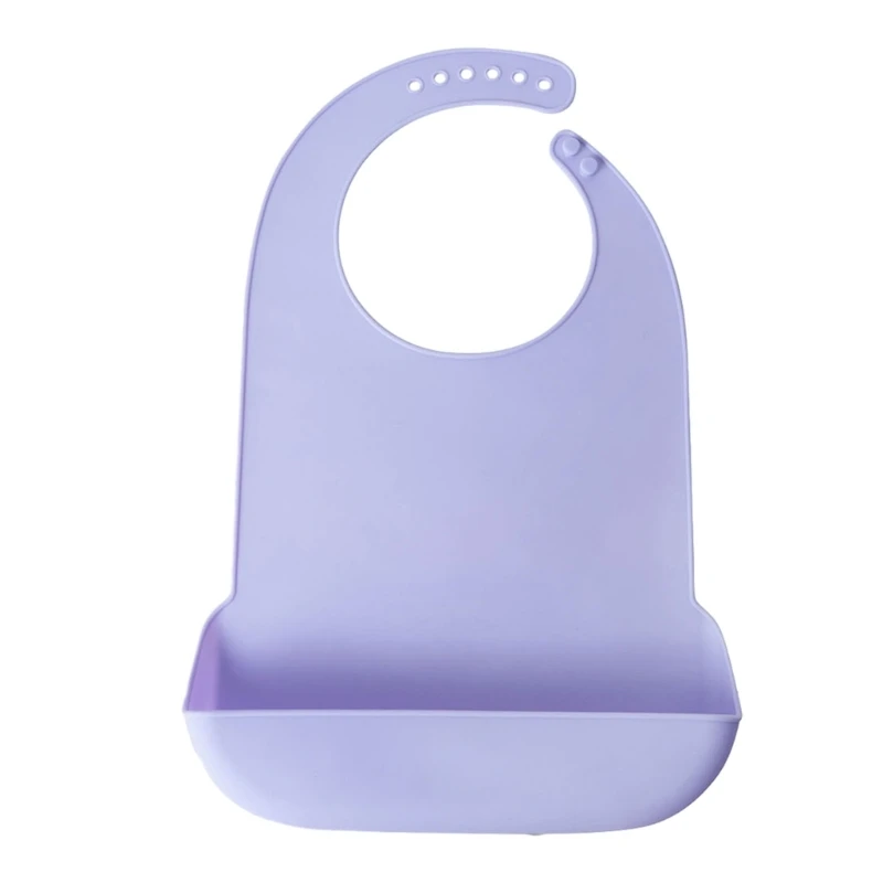 bavoir violet pour bébé