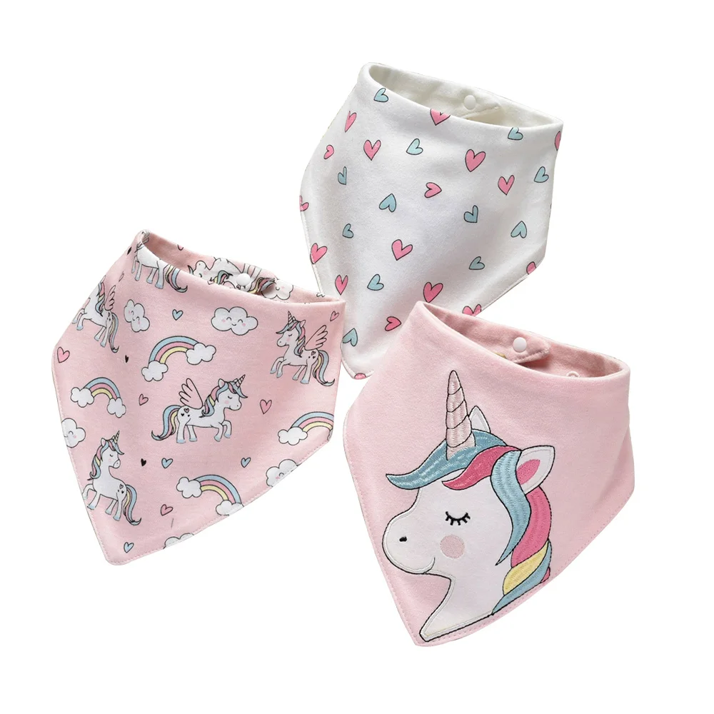 bavoir bébé licorne