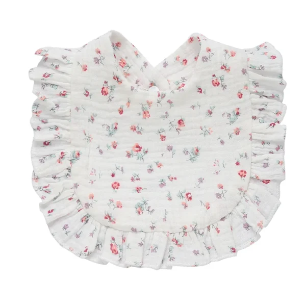 bavoir bébé floral élégant