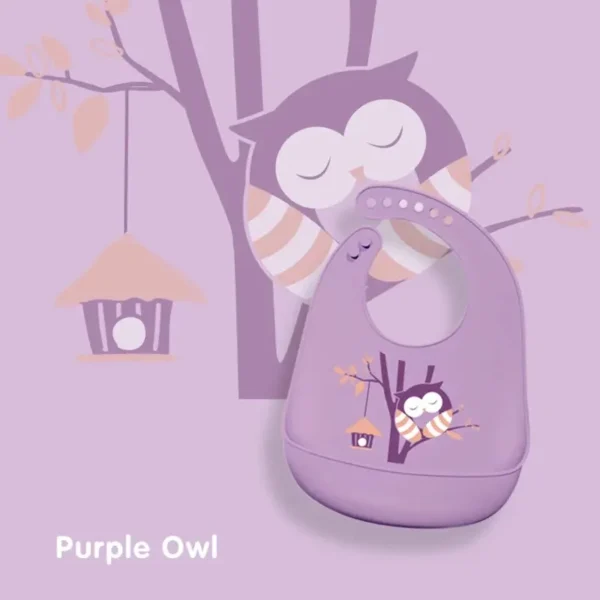 porte-bébé hibou violet