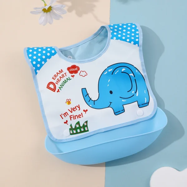 bavoir bébé éléphant fantaisie