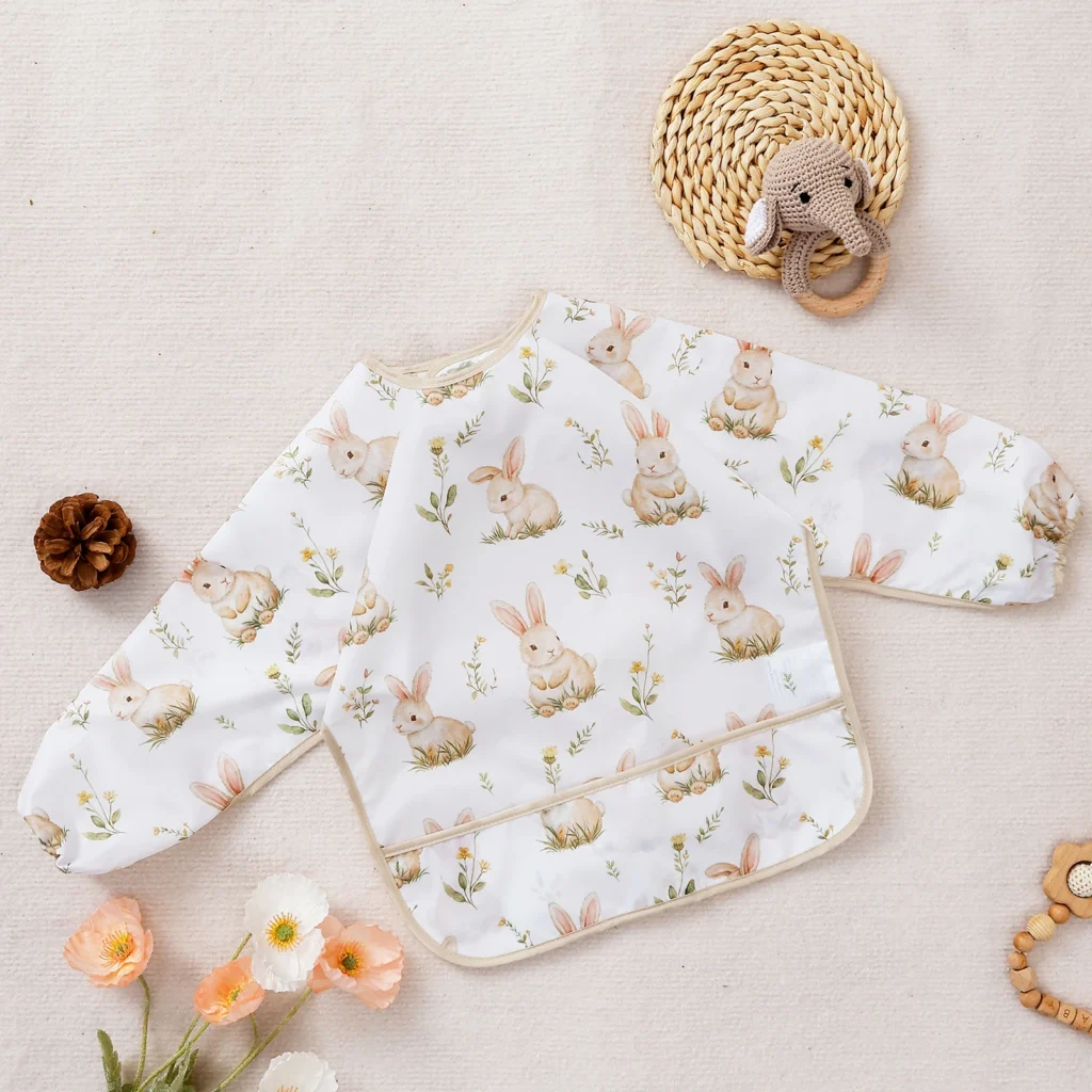 bavoir lapin bébé