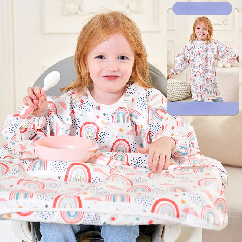 bavoir repas enfant coloré